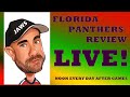 Florida Panthers Review Live - Cats Tie Series Back to NY We Go!