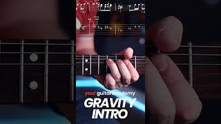 Video thumbnail of "🎸John Mayer - Gravity Guitar Tab Lesson (Intro) 🎸"