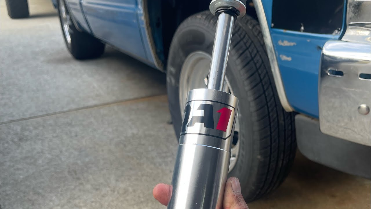 QA1 front drag shocks on the LS S10 YouTube