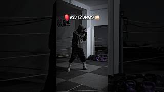 KO. Boxing COMBO 🥊💥      #boxing #Combo #boxingdrills