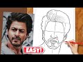 How To Draw Shah Rukh Khan Drawing SRK Drawing 