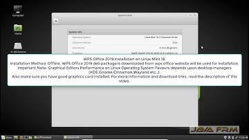 WPS Office 2019 Installation on Linux Mint 18 | Free Office suite for Linux