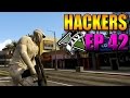 Hackers En GTA V Online #42 - Super Armas, Sol y Luna Gigante, Camara Lenta y Más - MOD Hack GTA 5
