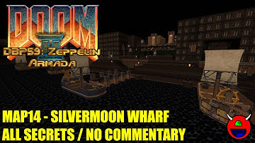 Doom 2: DBP59: Zeppelin Armada - MAP14 Silvermoon Wharf - All Secrets No Commentary