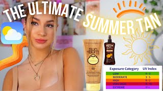 HOW TO GET the PERFECT SUMMER TAN FAST *my tanning routine* +tips and tricks screenshot 3