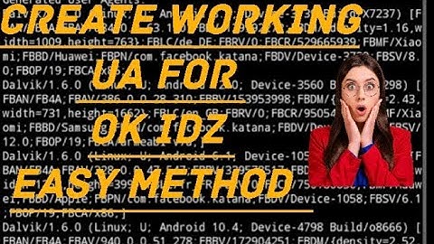 How to make latest working auto user agent for random script|how to create working ua|ua kaise banay