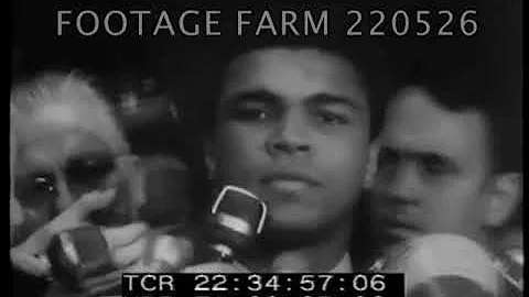 Vietnam War - 1967, Sports: Muhammad Ali Stripped of Boxing Title | 220526-36 Footage Farm Ltd