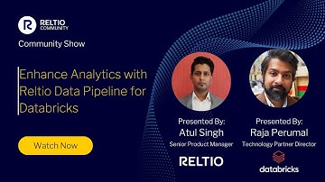 Enhance Analytics with Reltio Data Pipeline for Databricks