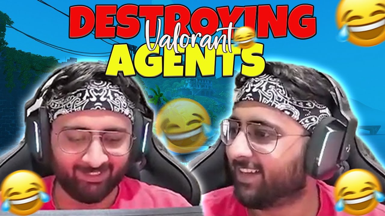 Making fun of valorant agents / funny valorant video😂/The Moon
