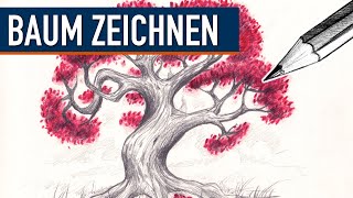 Baum Zeichnen 🌳 Komplette Anleitung für eine Baum Zeichnung mit Tipps - DrawTut