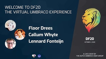 DF20 the Virtual Umbraco Experience Welcome