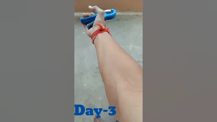 Hand Grip Transformation Day 3 💢 20 KG 65 Reps #handgrip #forearmworkout #armsworkout