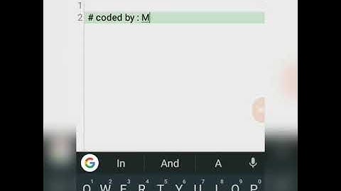 Belajar membuat script termux sendiri dengan Bahasa program python.     Part2