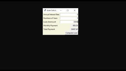 Loan Calculator In Python With Source Code | Source Code & Projects