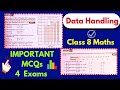 📊Class 8 Maths Data Handling MCQs | 2 Important Exam Questions