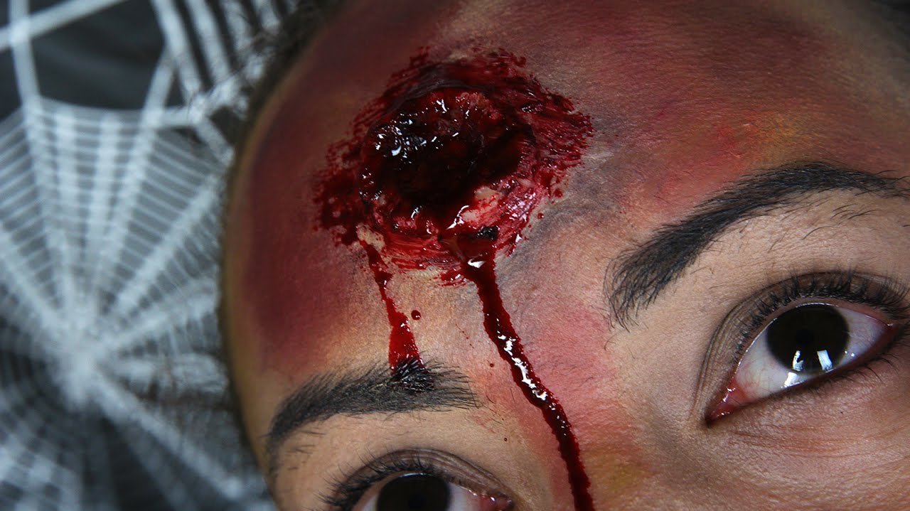 Halloween Fast Bullet Wound SFX Makeup Tutorial YouTube