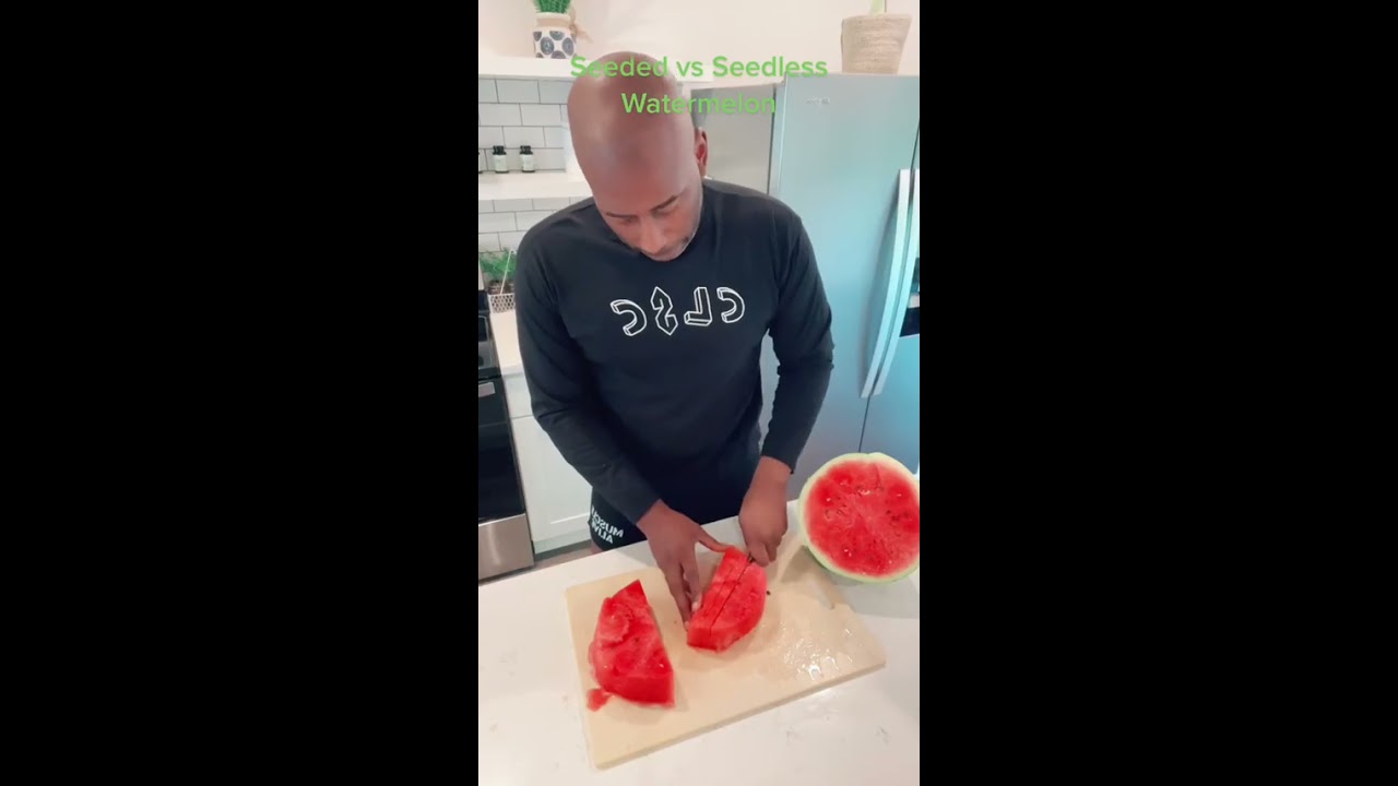 Seeded Vs Seedless Watermelon Health Vegan Wellness Juicing Nongmo