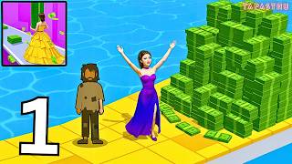 Money Run 3D Gameplay Walkthrough Part 1 - HOMELESS into a BILLIONAIRE! (Android/iOS) screenshot 4