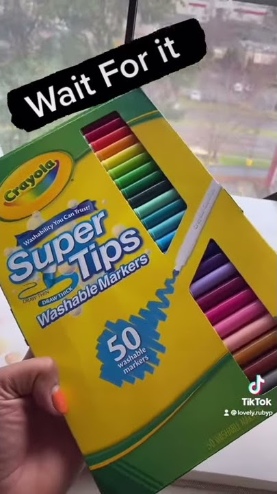 Crayola The Big 40 Washable Markers - Swatches 