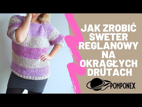 Wideo: Jak Zrobić Na Drutach Sweter Bez Wzoru
