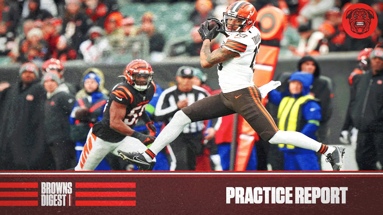Browns Practice Report January 10, 2024 YouTube