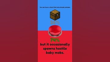 Would you press the button? (Minecraft Edition) Part 25 #Shorts #WouldYouRather #Gaming