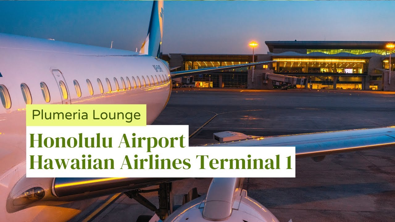 Escape to Paradise: Inside the HONOLULU AIRPORT Plumeria Lounge | Hawaiian Airlines Terminal 1