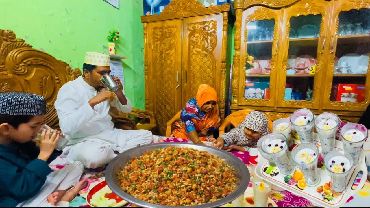 ঘরোয়াভাবে ফালুদা বানালাম আমরা 🤤🍨ইফতারির আয়োজন পরিবারের সবার সাথে.😍