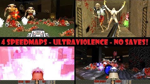 Doom 2 - 4 speedmaps by Dusty_Rhodes, CBM, Dubbag & Stupid Bunny - 1st successful no save runs each