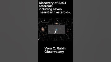 Rubin Observatory Just Found 2,104 New Asteroids #asteroid   #space  #universe  #astronomy  #physics