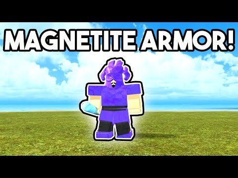 New Magnetite Armor Meteors Sky Island Etc Roblox Booga