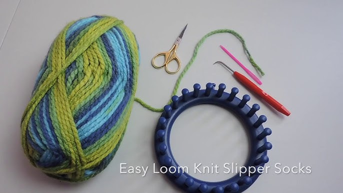 How to Loom Knit Leg Warmers 