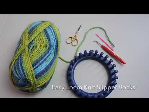 easy-loom-knit-slipper-socks