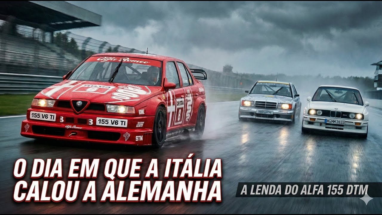 O V6 de 12.000 RPM: A História do Alfa Romeo 155 V6 Ti no DTM