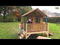 Axi  wooden playhouse stef with slide