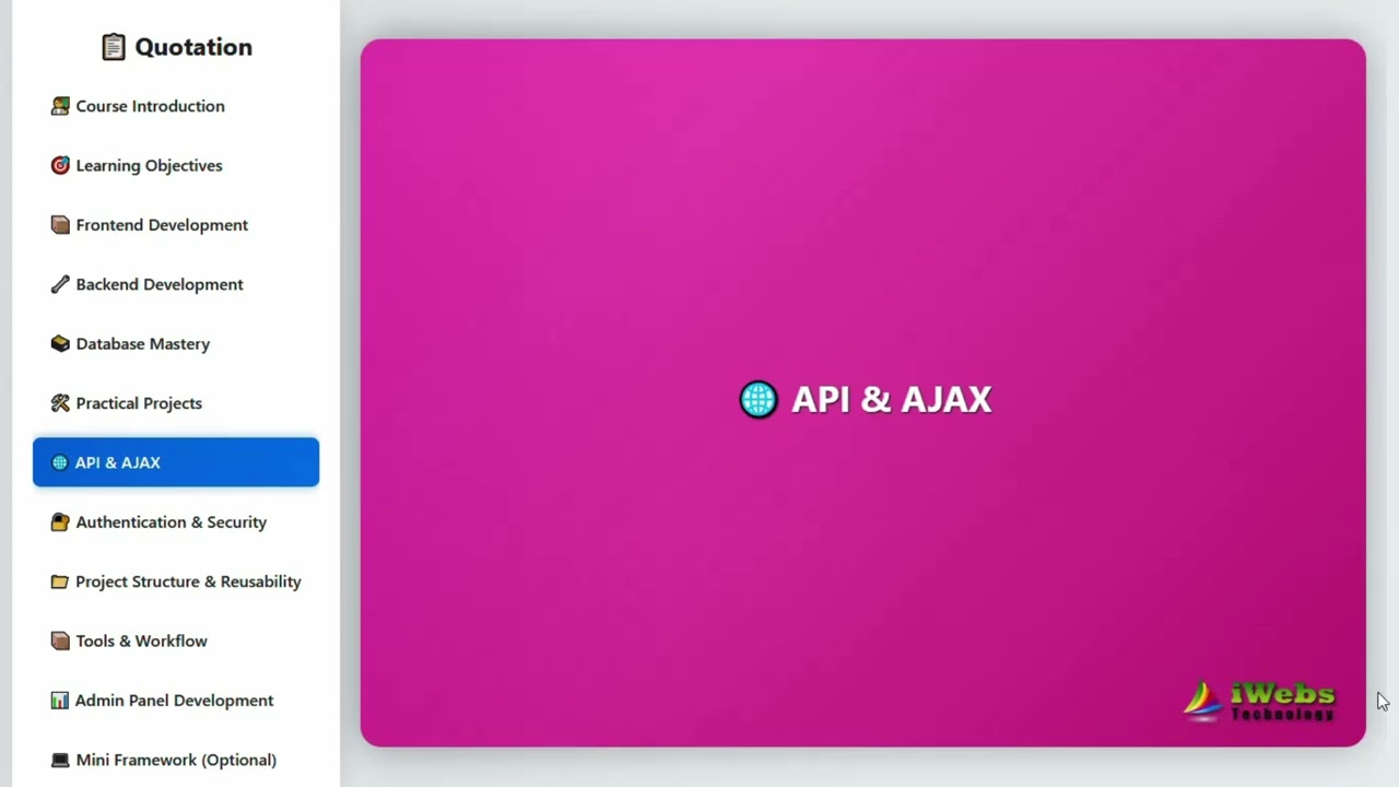 Full Stack Development in PHP Presentation