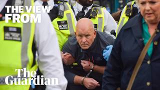 Download Lagu Mass arrests at Palestine Action protest: ‘I’m 73 and never hurt a fly' | The View From ... MP3 Download Lagu Mass arrests at Palestine Action protest: ‘I’m 73 and never hurt a fly' | The View From ... MP3