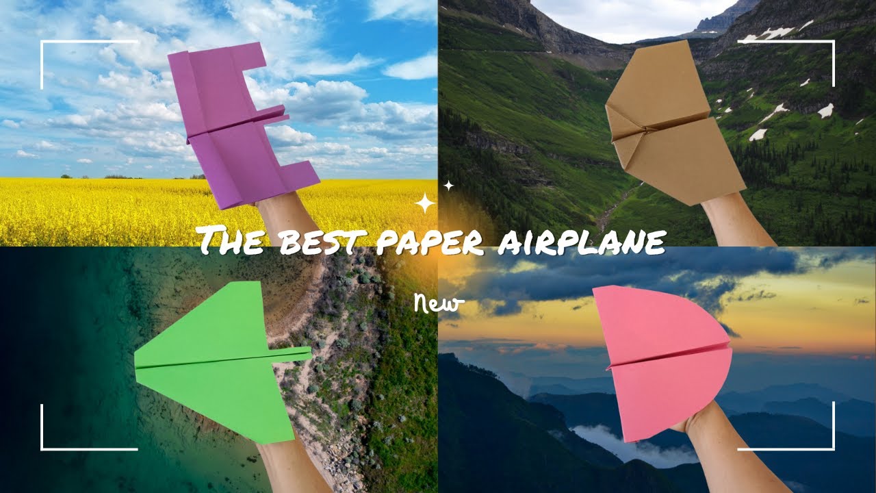 How to making paper airplane and playing Making paper airplanes till