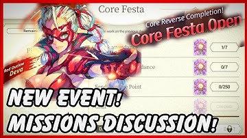 Exos Heroes New Exos Festa Event Is Here! Claim Free Deva Fate Core + 1050 Xes! Missions Discussion!