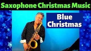 Blue Christmas Saxophone Music and Backing Track Download