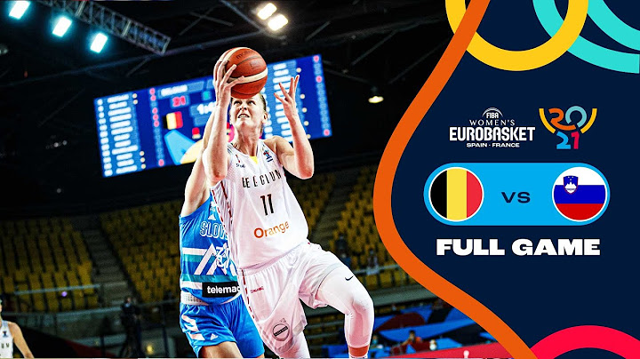 Belgium v Slovenia | Full Game - FIBA Women's EuroBasket 2021 Final Round