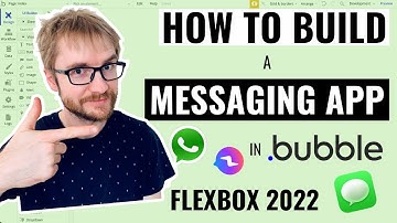 How to build a MESSAGING app in Bubble - Flexbox 2022 - Bubble Tutorial