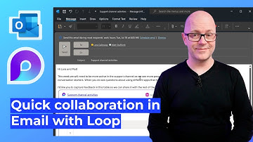 Quick collaboration in the flow of work with Microsoft Loop components in Outlook email