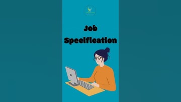 Job Specification |Job Analysis #hr #shorts #shortvideo #viralvideo #careertips #viralshorts #viral