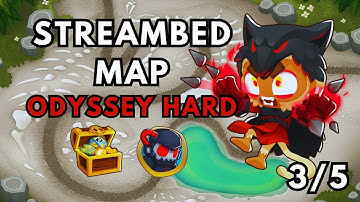 BTD6 ODYSSEY HARD STANDARD | NO POWERS | NO MONKEY KNOWLEDGE | STREAMBED