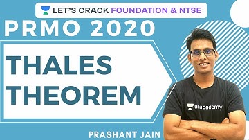 Thales Theorem | PRMO 2020 Course | Prashant Jain