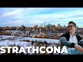 Living in strathcona edmonton  strathcona vlog tour  one of edmontons top communities