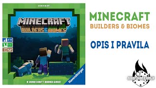 Minecraft: Builders & Biomes - Opis i pravila (društvena igra sa temom Minecrafta za 2-4 igrača)