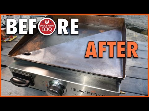 How to Restore a Rusty Blackstone Griddle - What's the Best way to Remove Rust & Resurface?