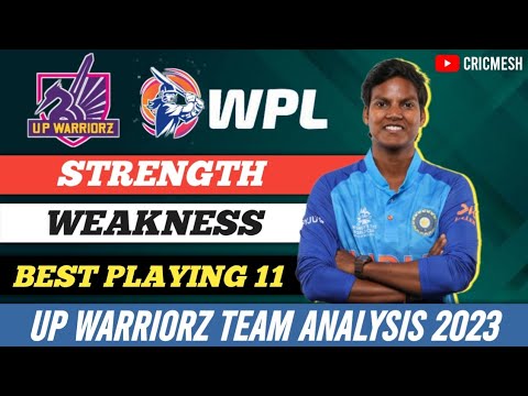 UP Warriorz squad analysis | Strengths & Weaknessess | Best Playing 11 @cricmesh